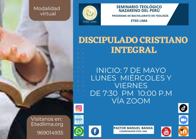 Al estudiar el curso de Metodología de la Investigación Teológica en el Seminario Teológico Nazareno del Perú, obtendrás la capacitación necesaria para realizar investigaciones teológicas de calid (1)